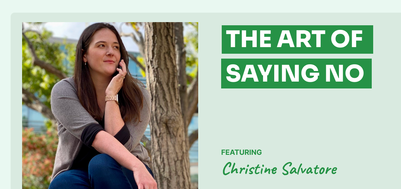 The Art of Saying No