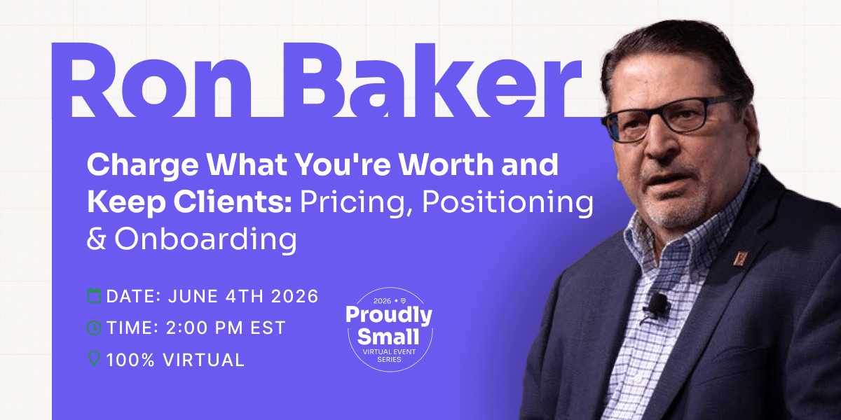 Charge What You're Worth and Keep Clients Webinar