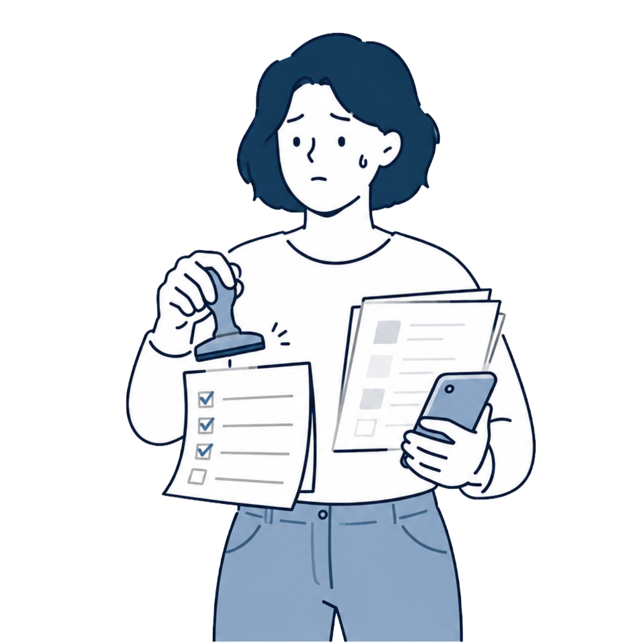 The Owner Bottleneck character illustration