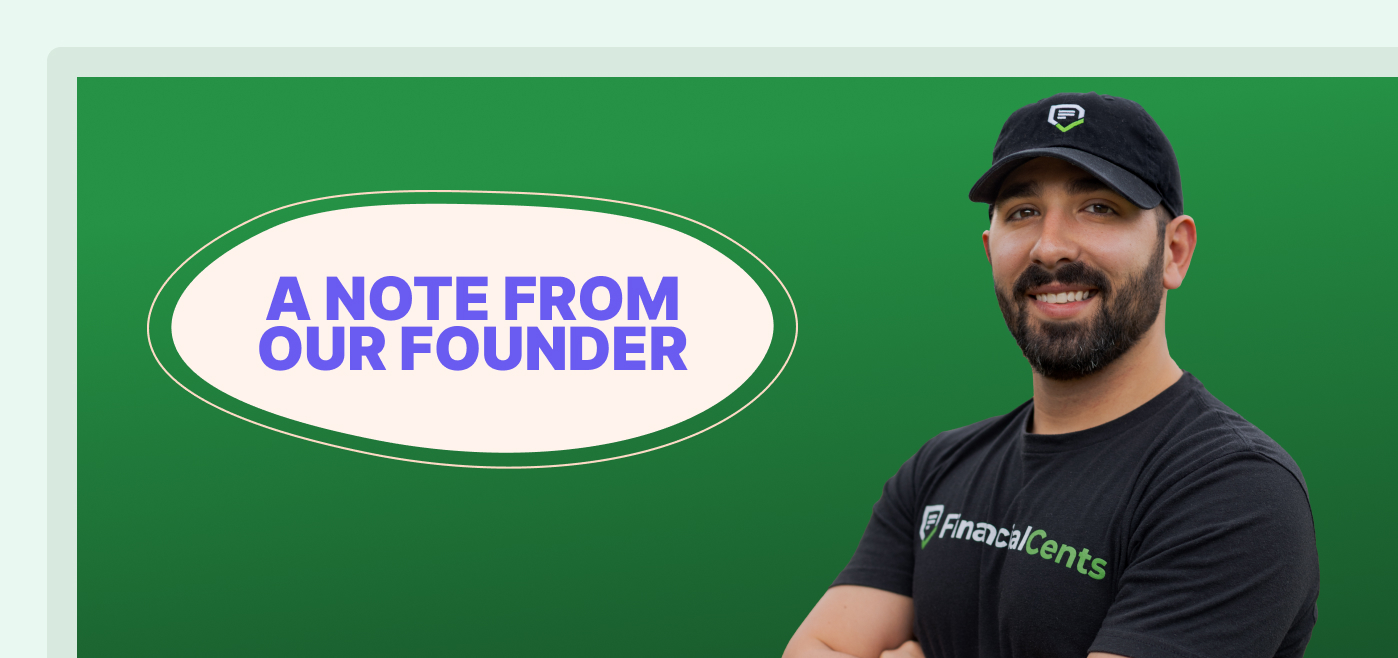 Letter from our founder